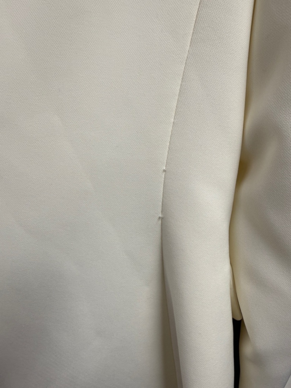 Donna Karan Ivory Single-Breasted Tailored Blazer - Picture 4 of 10